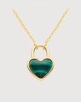 Cassie Enamel Heart  Necklace