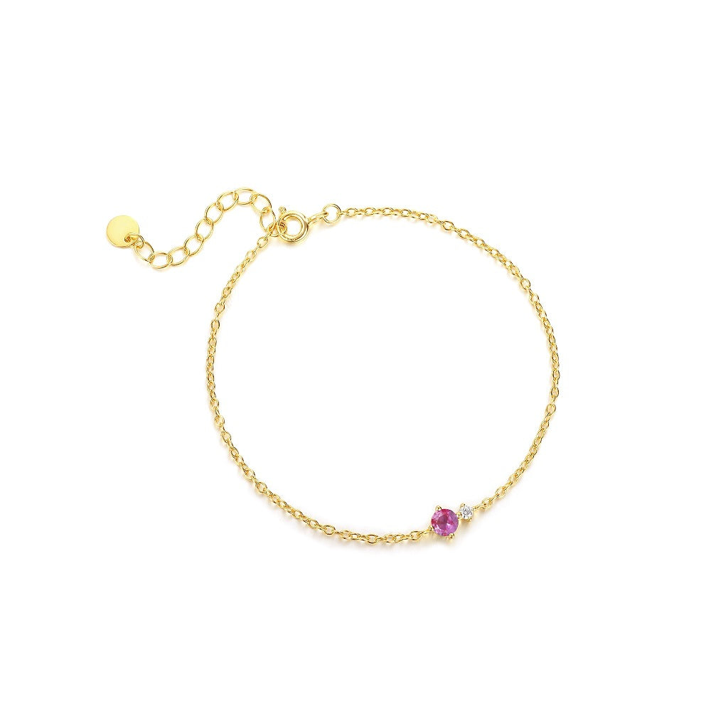 Birthstone Gold Bracelet