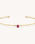 Birthstone Gold Bangle