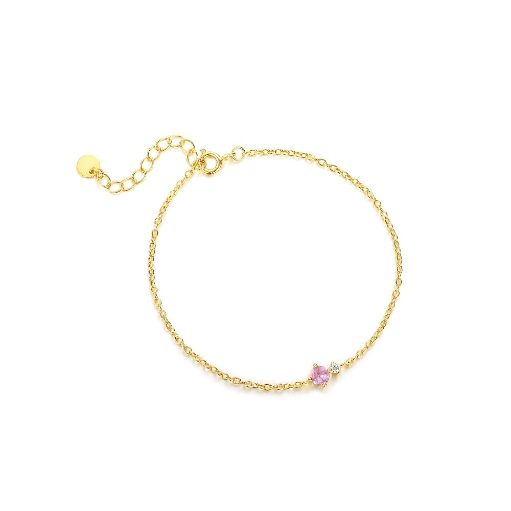 Birthstone Gold Bracelet