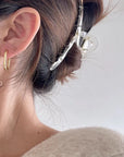 Mona Oval Gold Hoops