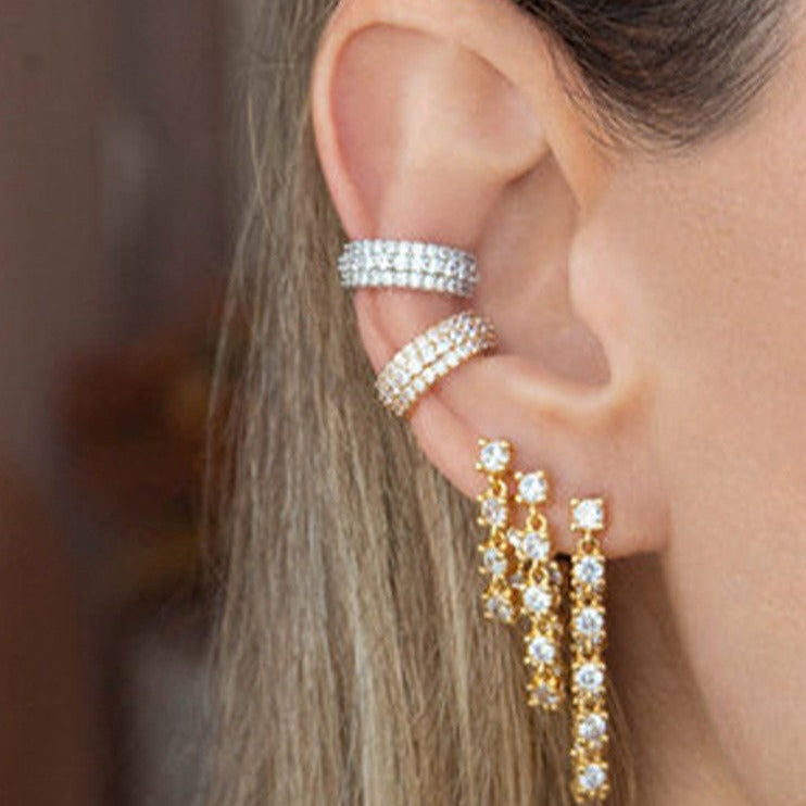 Paola CZ Chain Earrings