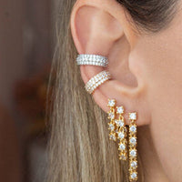 Paola CZ Chain Earrings