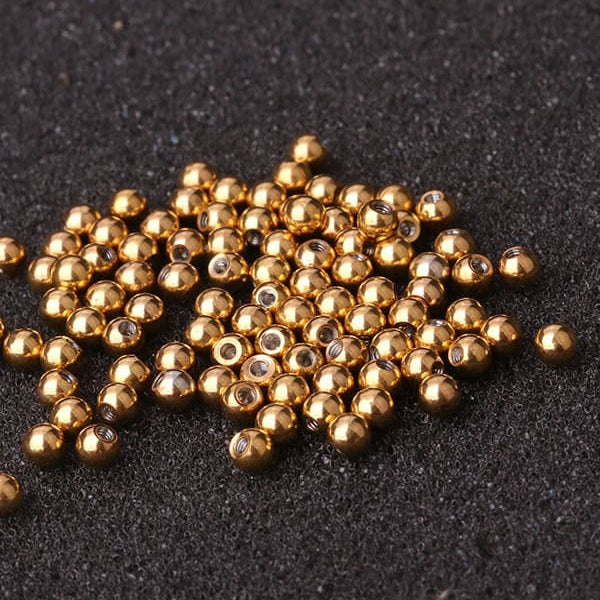 Gold Plated Screw Back Ball Replacement 