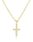 Cross CZ Necklace