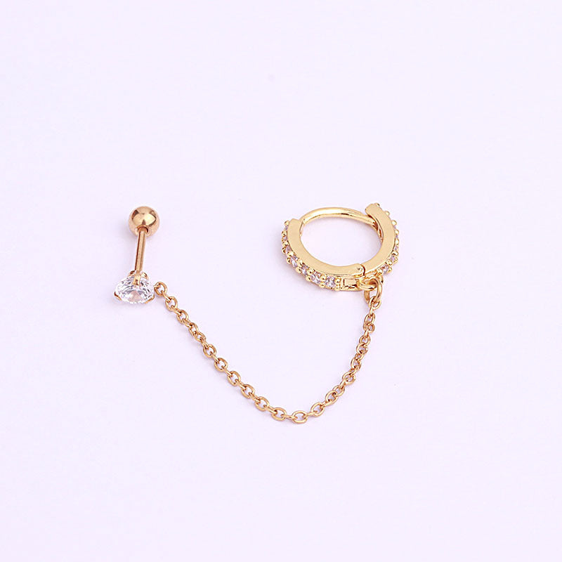 Zina Double Piercing Earring 