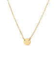 Mini Disc Engravable Necklace