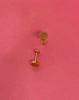 Seashell Single Flat Back Stud