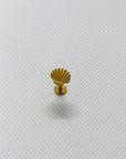 Seashell Single Flat Back Stud