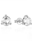 Jumbo Solitaire CZ Studs