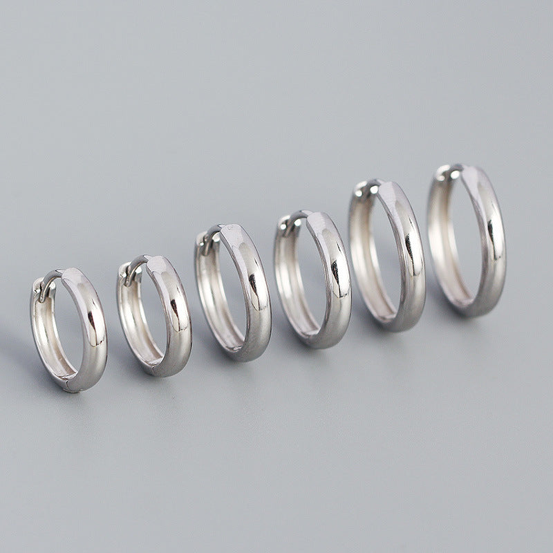 Essential Silver Hoop Earrings