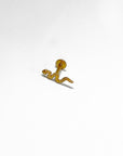 Snake Flat Back Stud