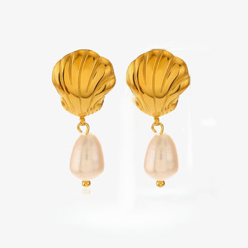 Arielle  Pearl Statement Earrings