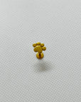 Dog Paw Flat Back Single Stud