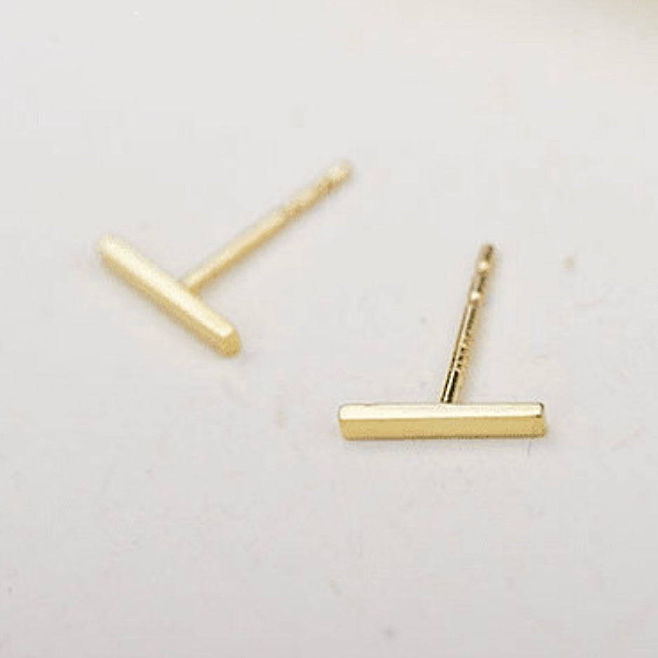 Essential Gold Bar Studs