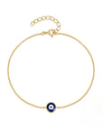 Evil Eye Enamel Bracelet