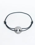 246 Silver Disc Bracelet