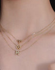 Zodiac Gold Plated Necklace