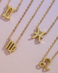 Zodiac Gold Plated Necklace