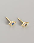 Evil Eye CZ Studs