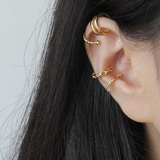 everyday ear cuff gold vermeil whatnotz.com 