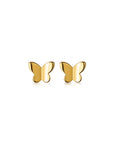 Butterfly Gold Plated Studs