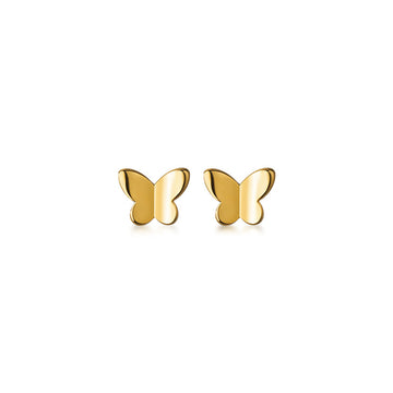 Butterfly Gold Plated Studs
