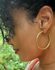 Jenny Waterproof Gold hoops