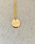 engravable disc gold vermeil whatnotz.com