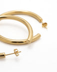 Jenny Waterproof Gold hoops