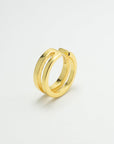 double row gold vermeil ear cuff whatnotz.com