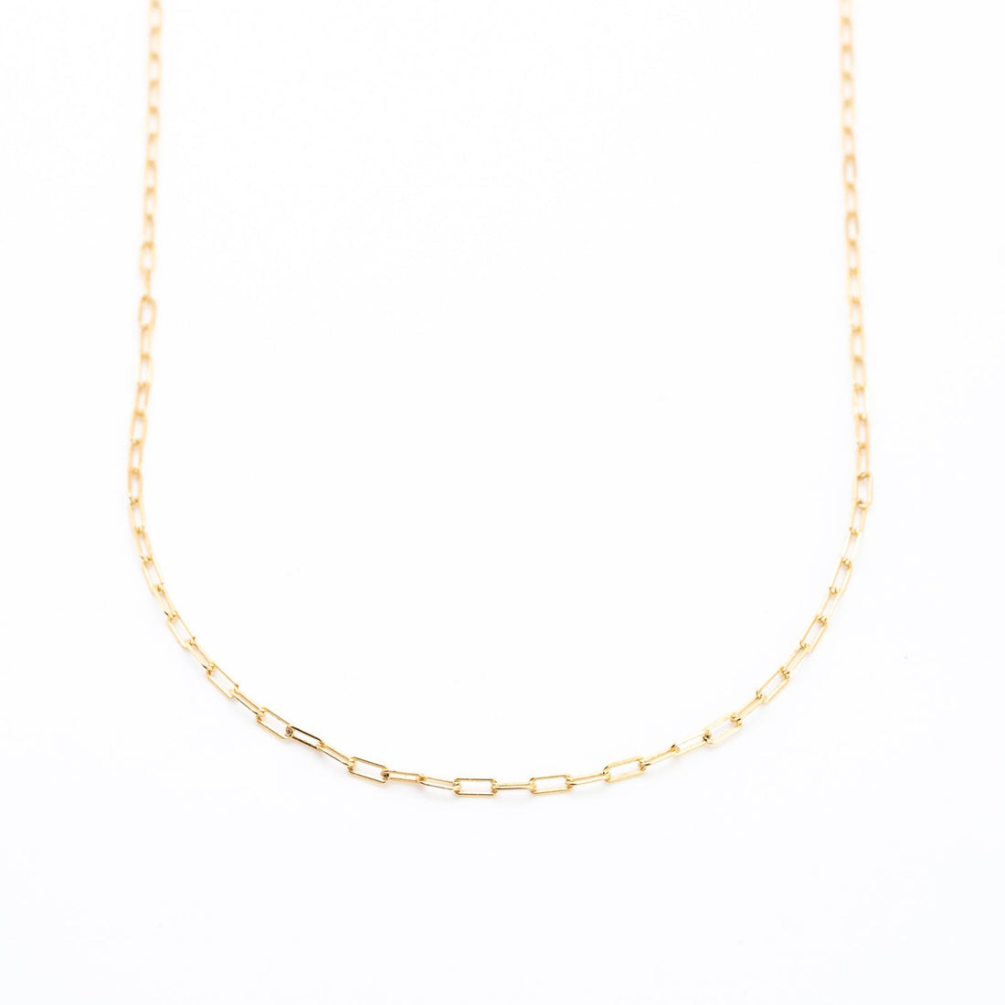 Paperclip Gold Vermeil Necklace