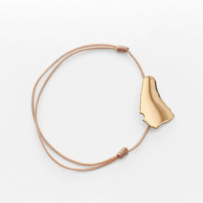 BIM SIGNATURE FRIENDSHIP BRACELET- Gold vermeil - whatnotz.com