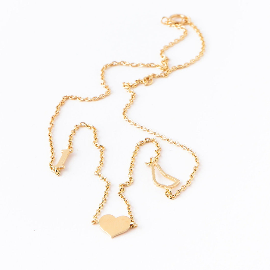 I love bim necklace in gold vermeil - whatnotz.com