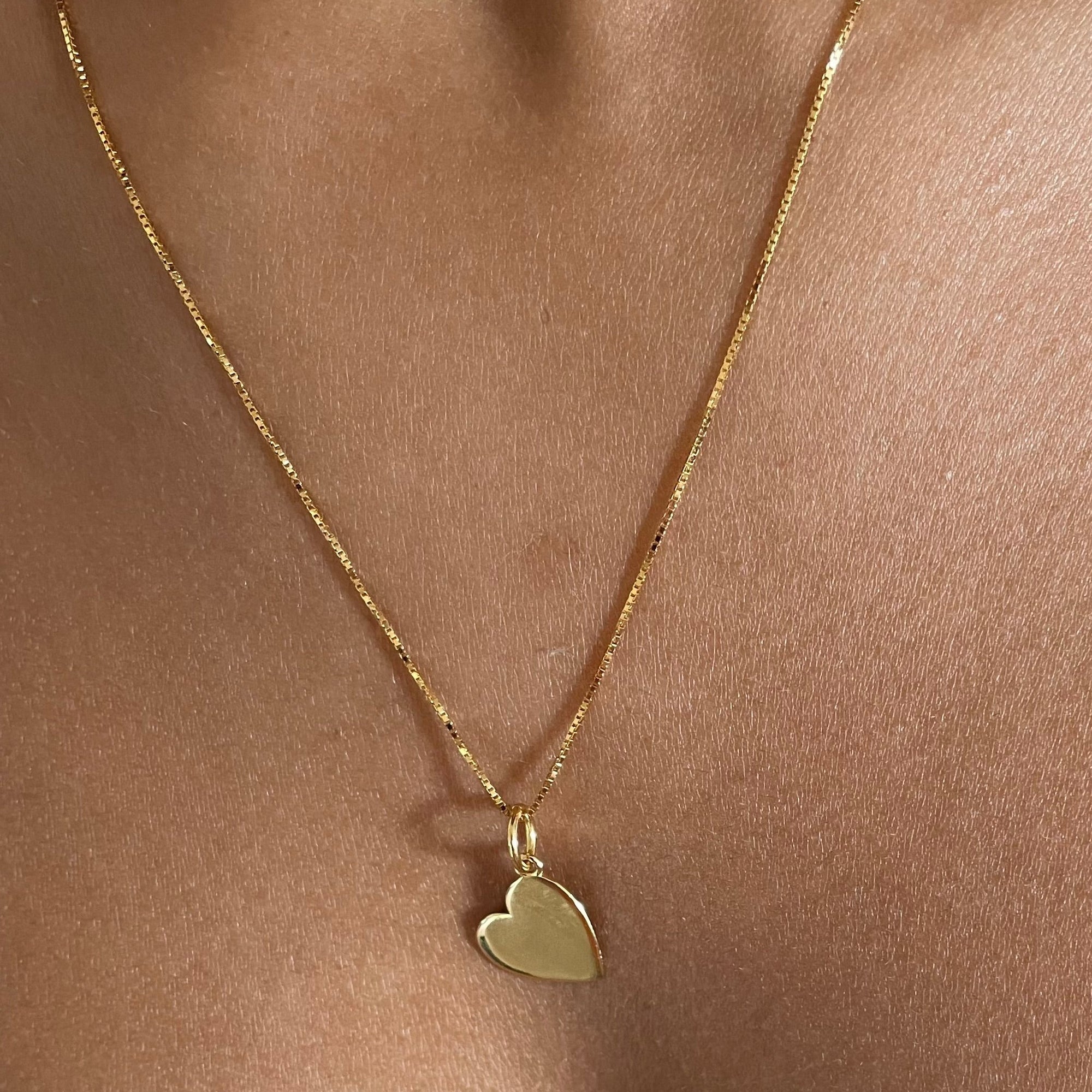 gold vermeil heart charm whatnotz