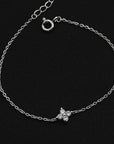 Mia Clover CZ Dainty Bracelet