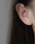 Butterfly Gold Plated Studs